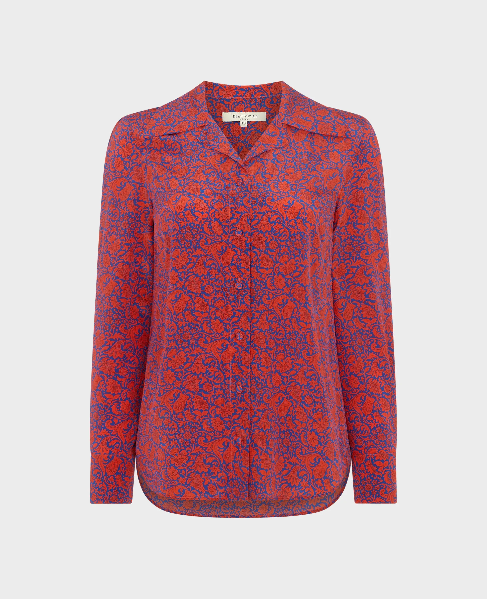 Arabella Liberty Silk Collar Blouse