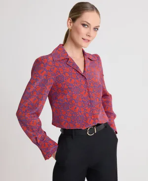 Arabella Liberty Silk Collar Blouse