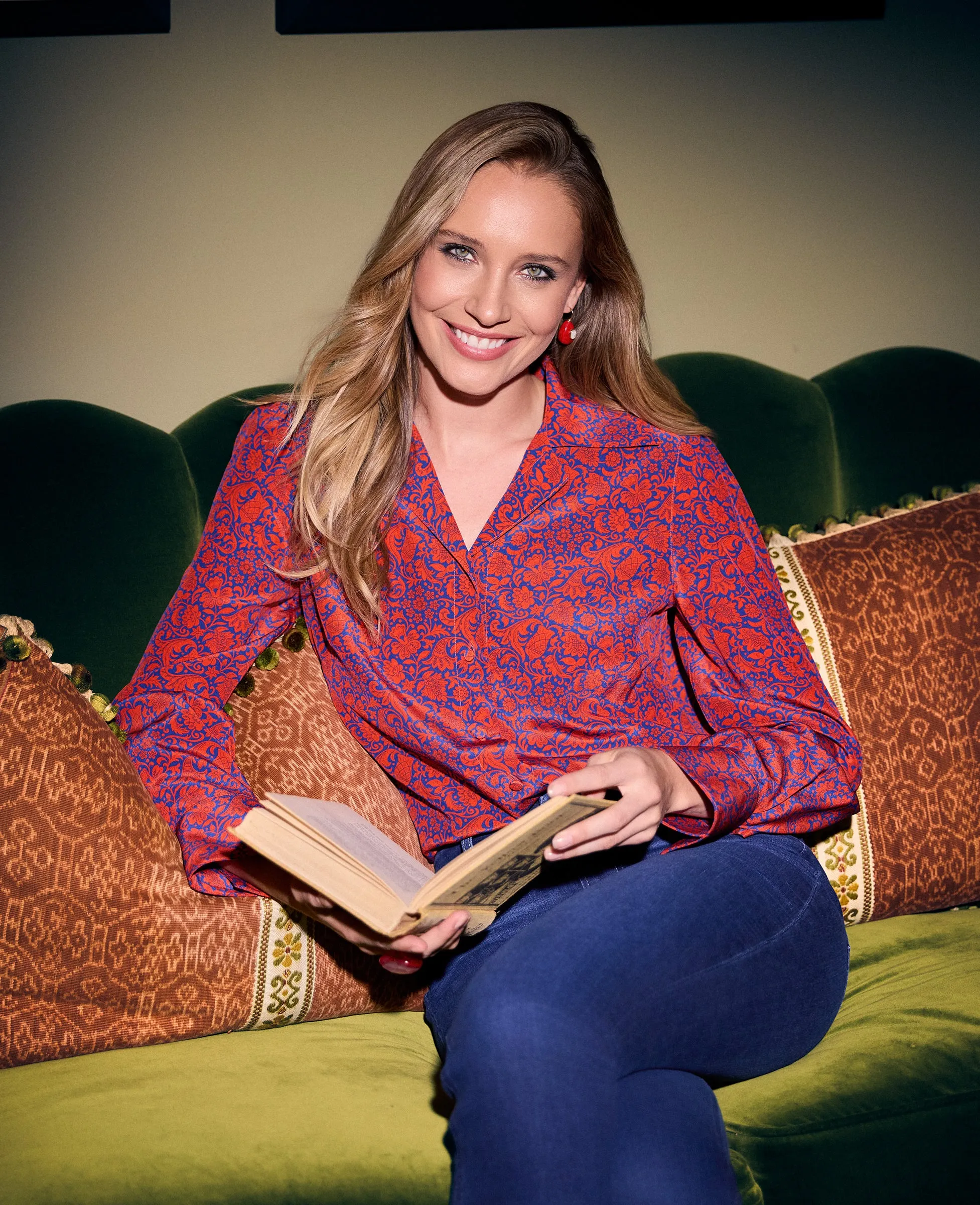 Arabella Liberty Silk Collar Blouse