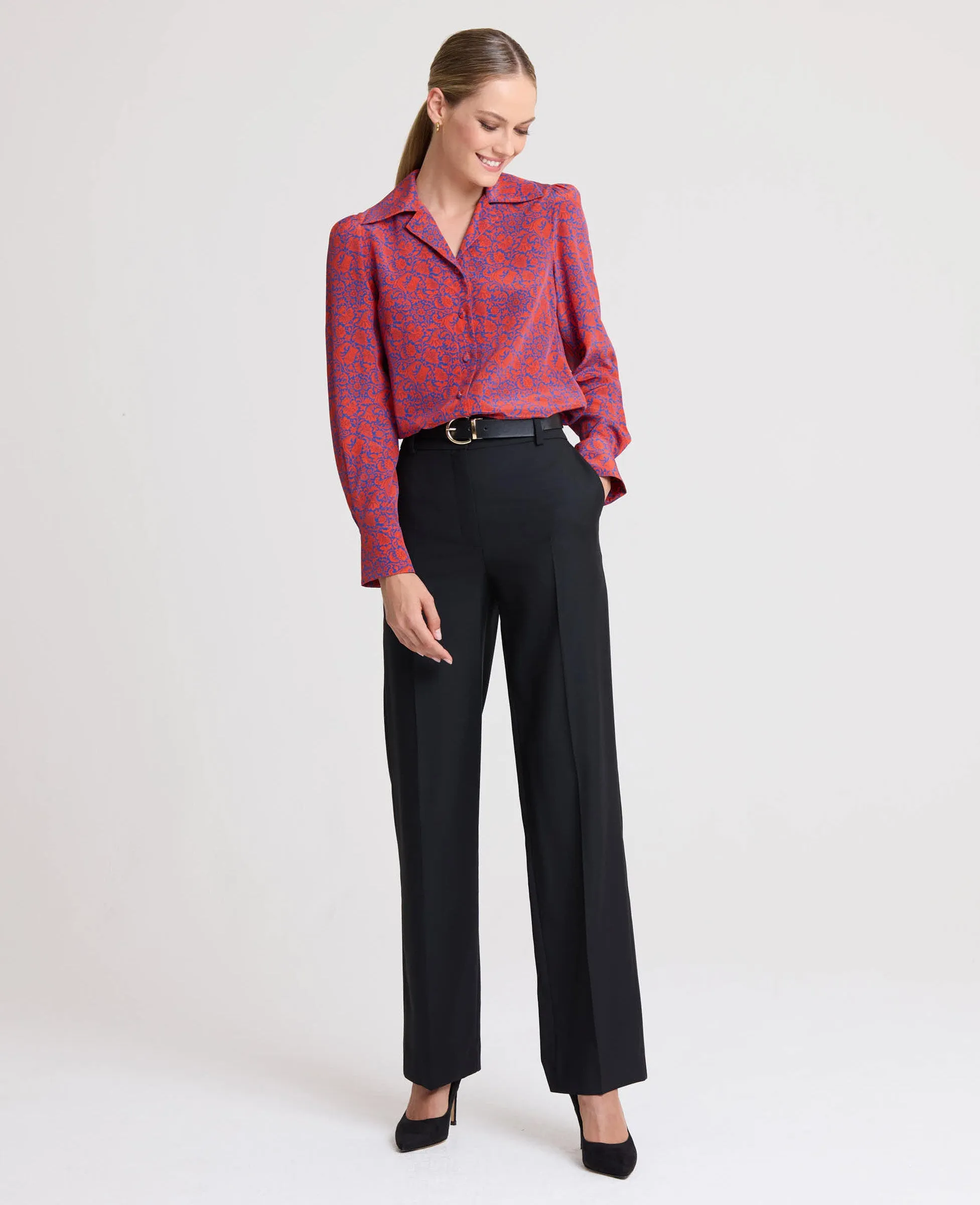 Arabella Liberty Silk Collar Blouse
