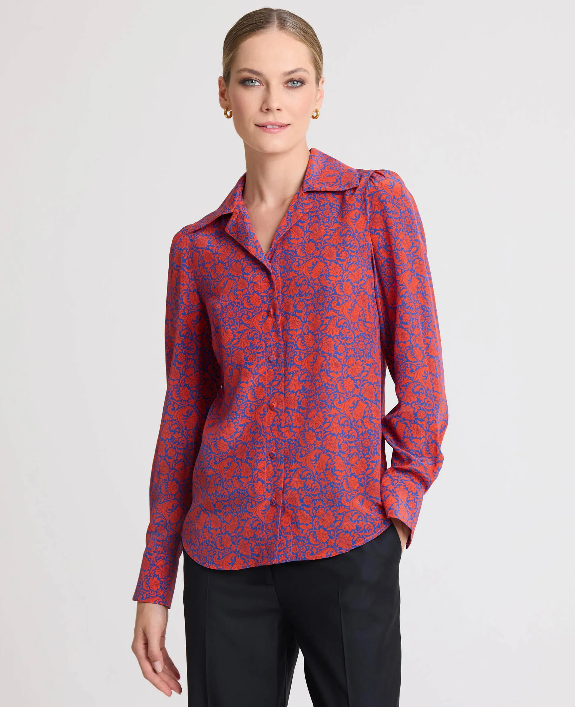 Arabella Liberty Silk Collar Blouse