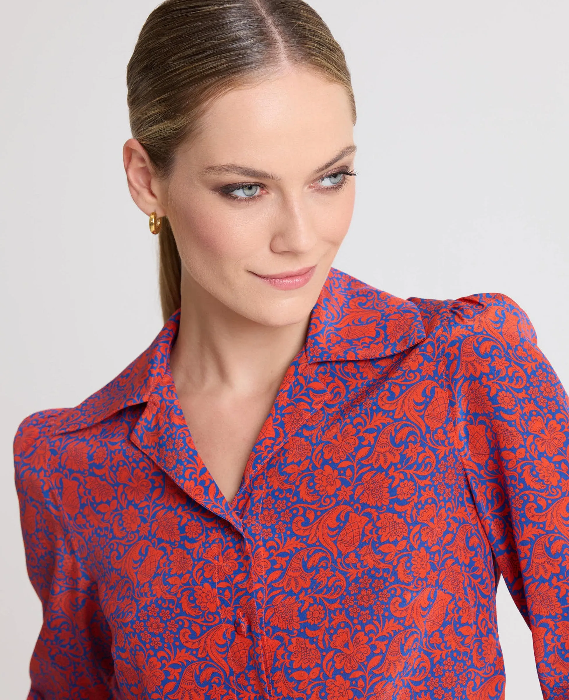 Arabella Liberty Silk Collar Blouse