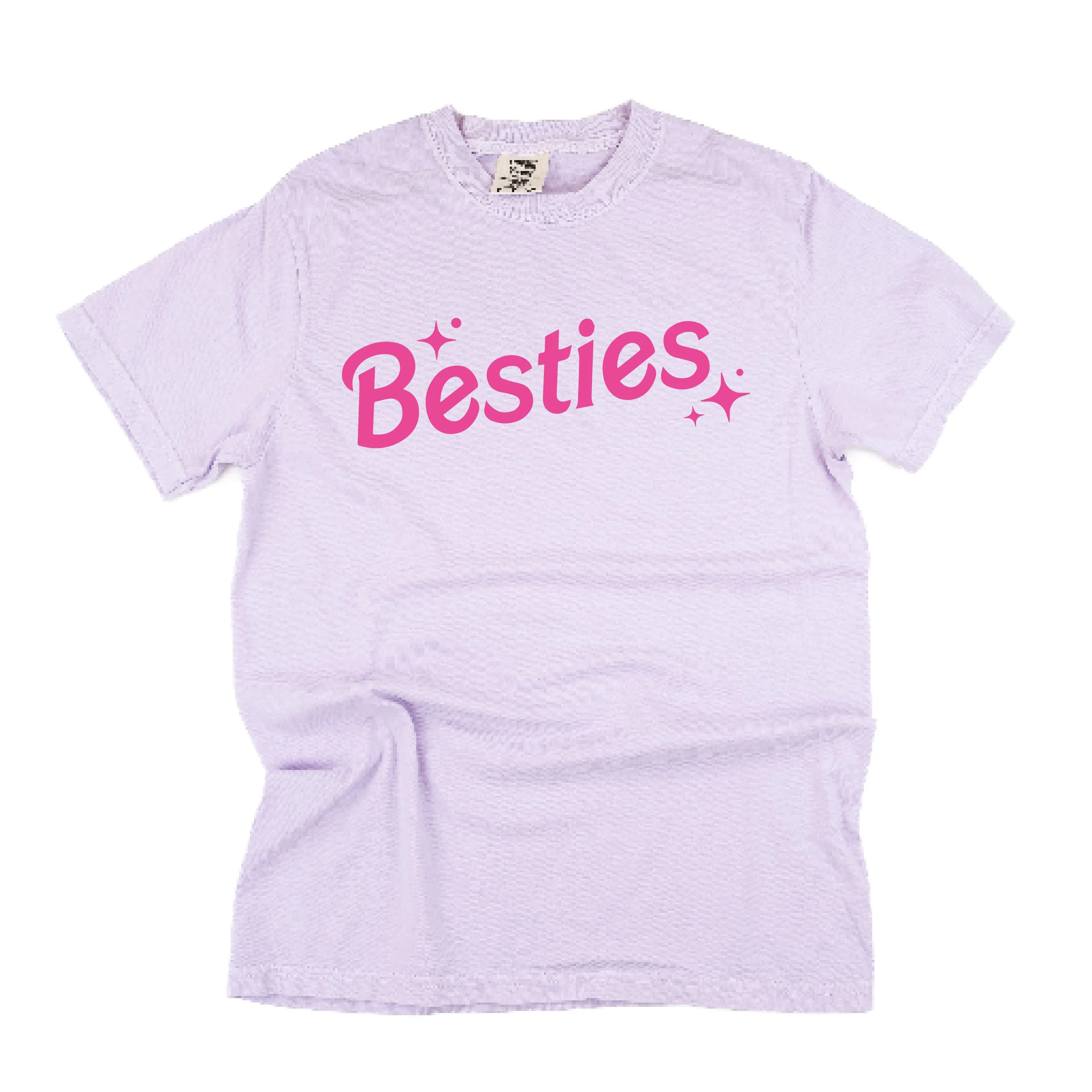 Besties (Barbie Party) - SHORT SLEEVE COMFORT COLORS TEE