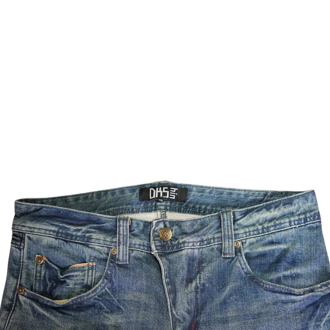 'Beverly Hills' Lean Moto Selvedge Jean