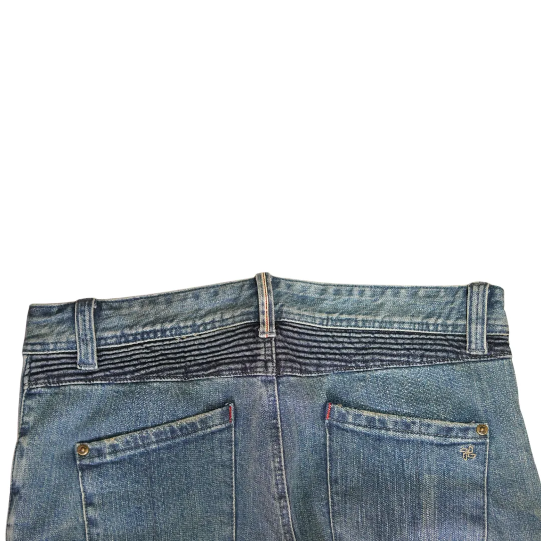 'Beverly Hills' Lean Moto Selvedge Jean