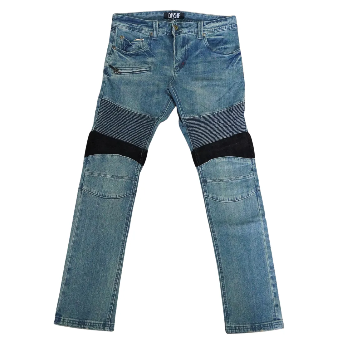 'Beverly Hills' Lean Moto Selvedge Jean