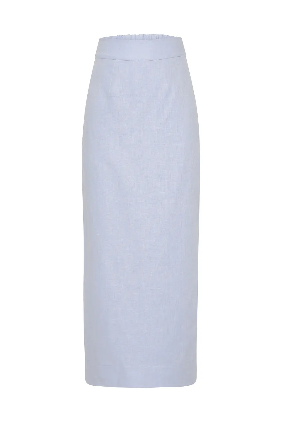 EMMA PENCIL SKIRT - SILVER BLUE
