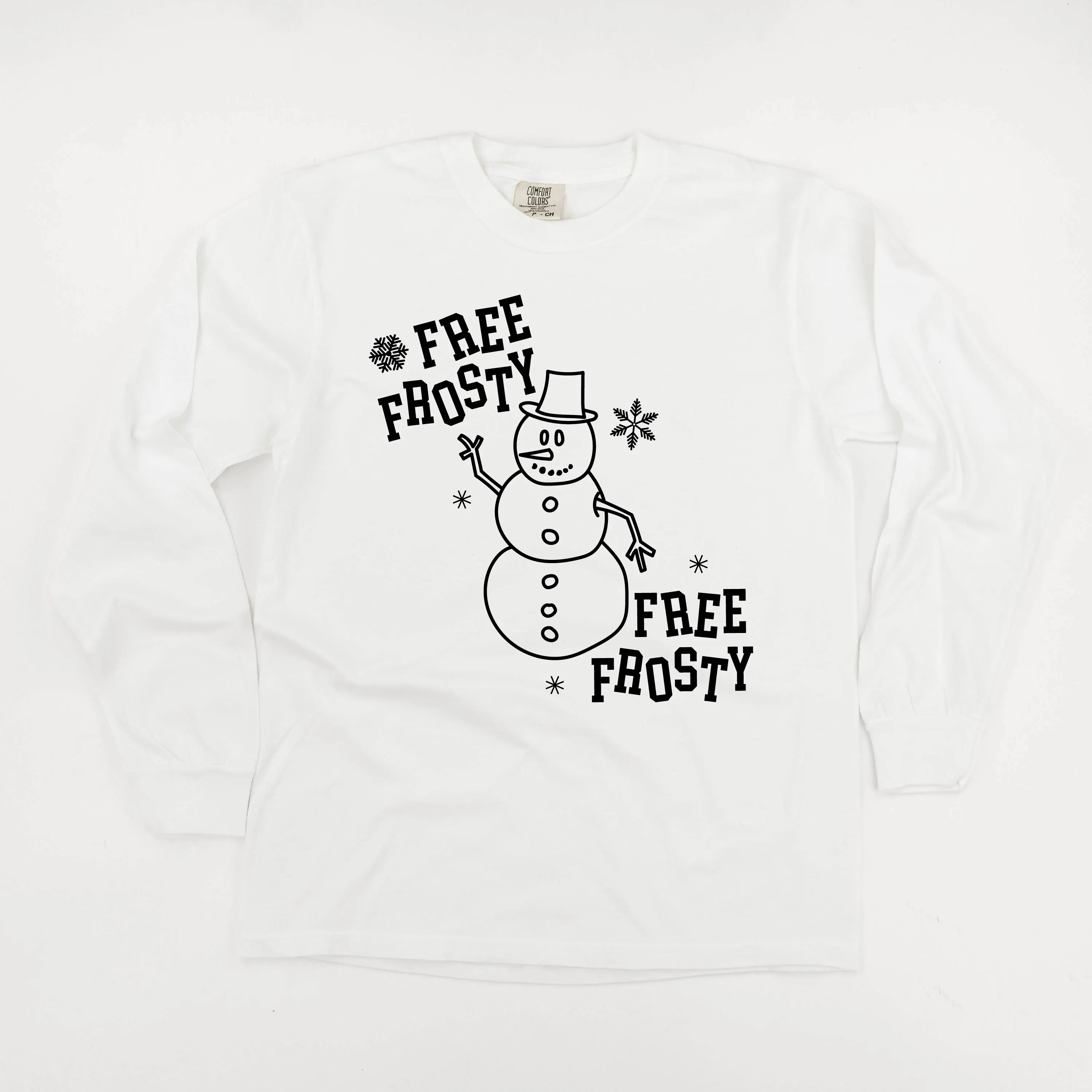 Free Frosty - LONG SLEEVE Comfort Colors Tee