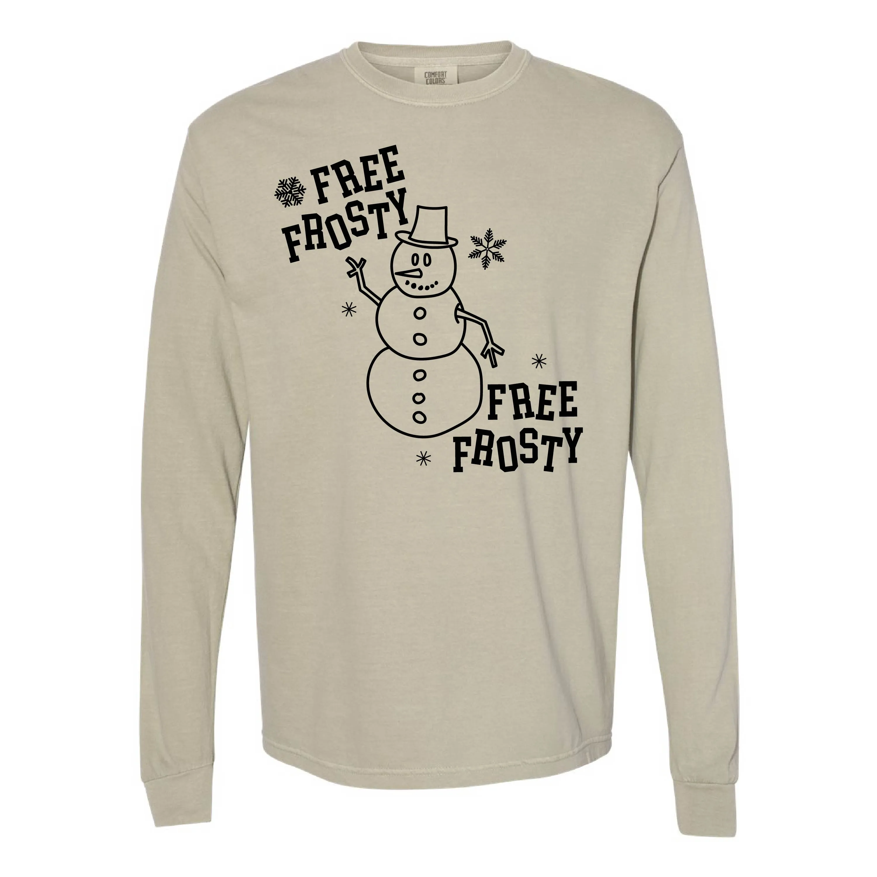 Free Frosty - LONG SLEEVE Comfort Colors Tee