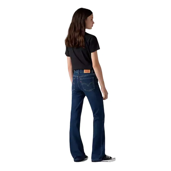 Levi's Kids pantalone jeans da ragazze 726 Flare a zampa 9EG970-D5K blu scuro