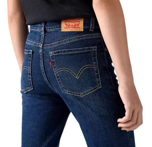 Levi's Kids pantalone jeans da ragazze 726 Flare a zampa 9EG970-D5K blu scuro