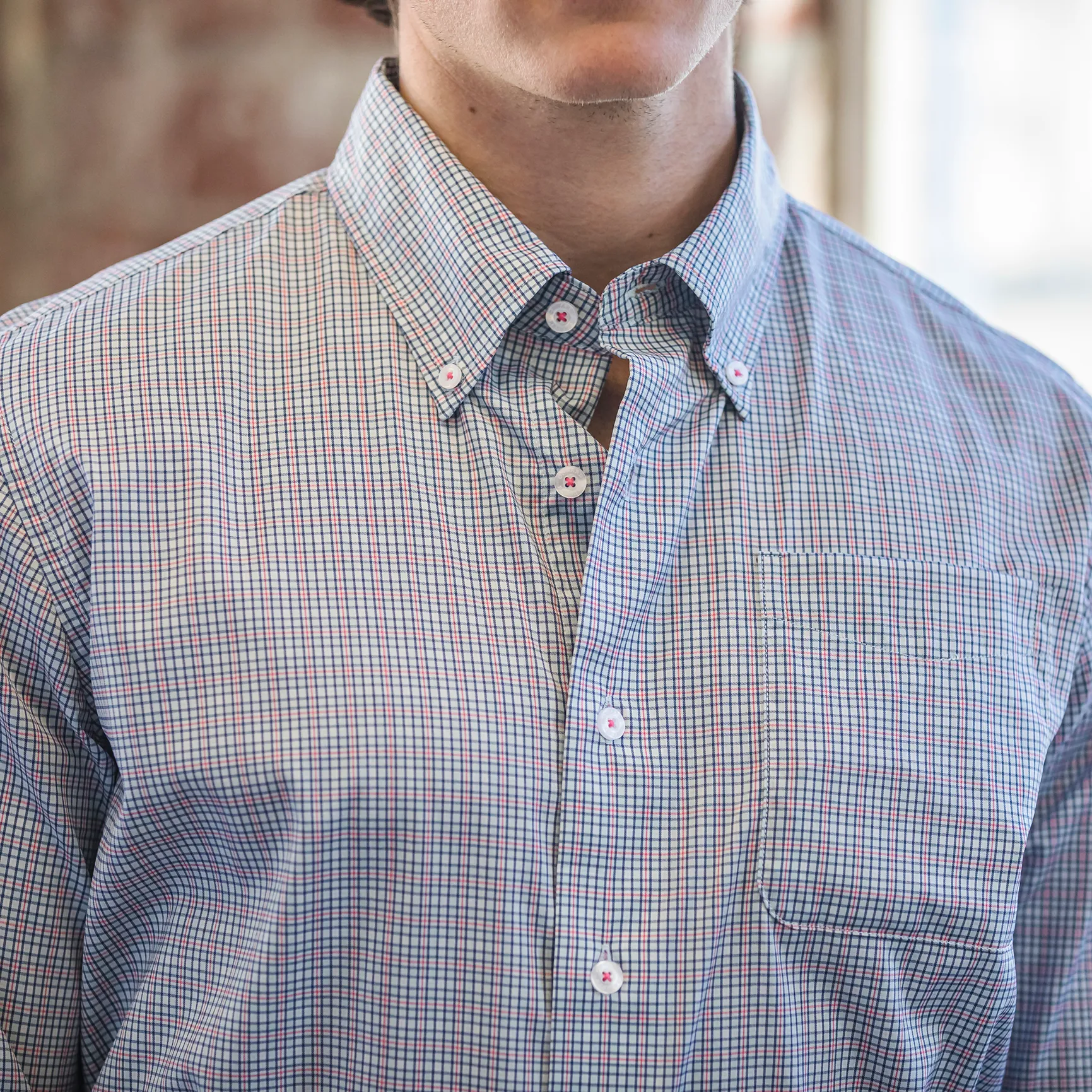 Lockhart Tailored Fit Performance Button Down