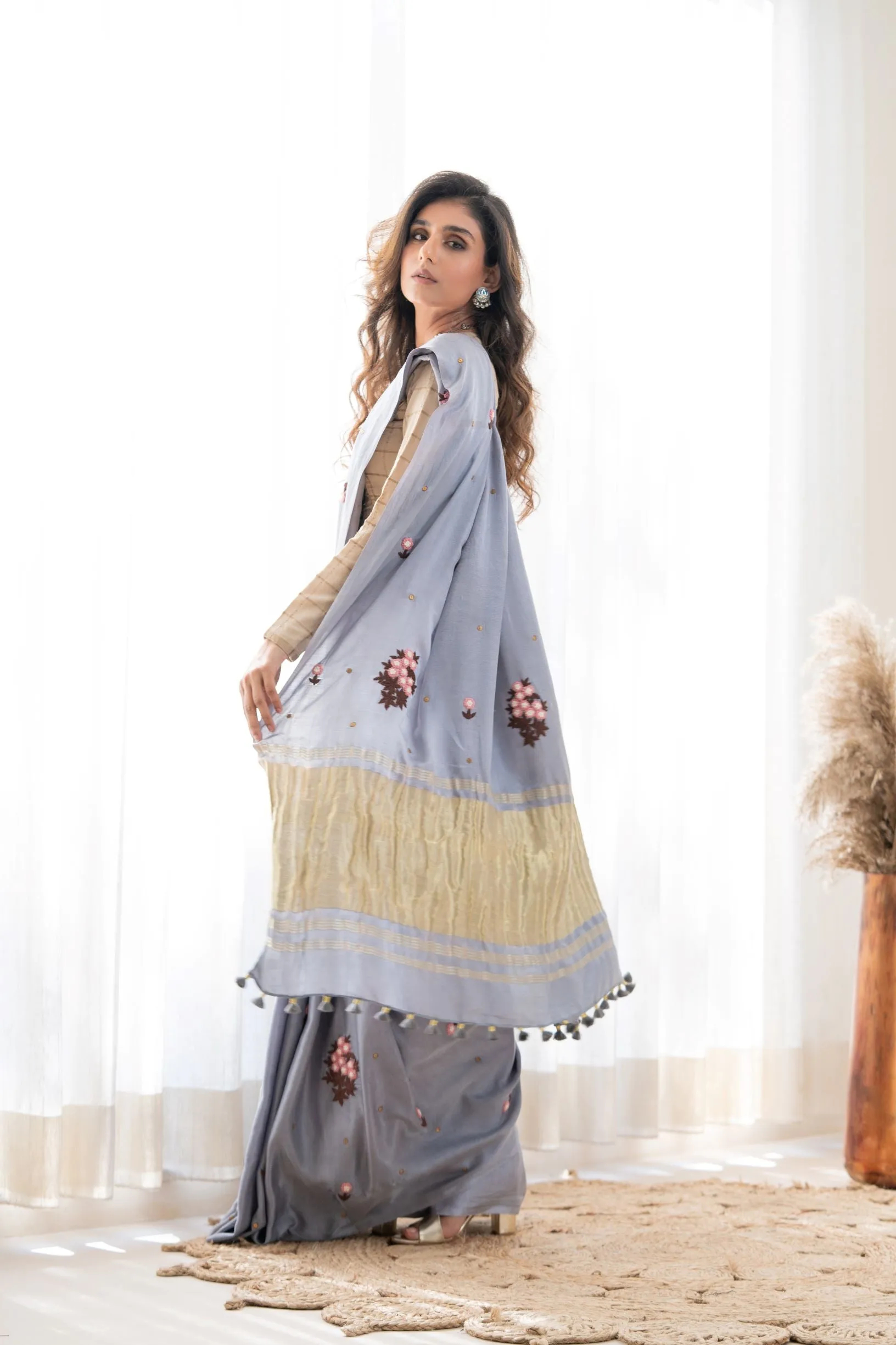 Manjari Gajji Silk Saree