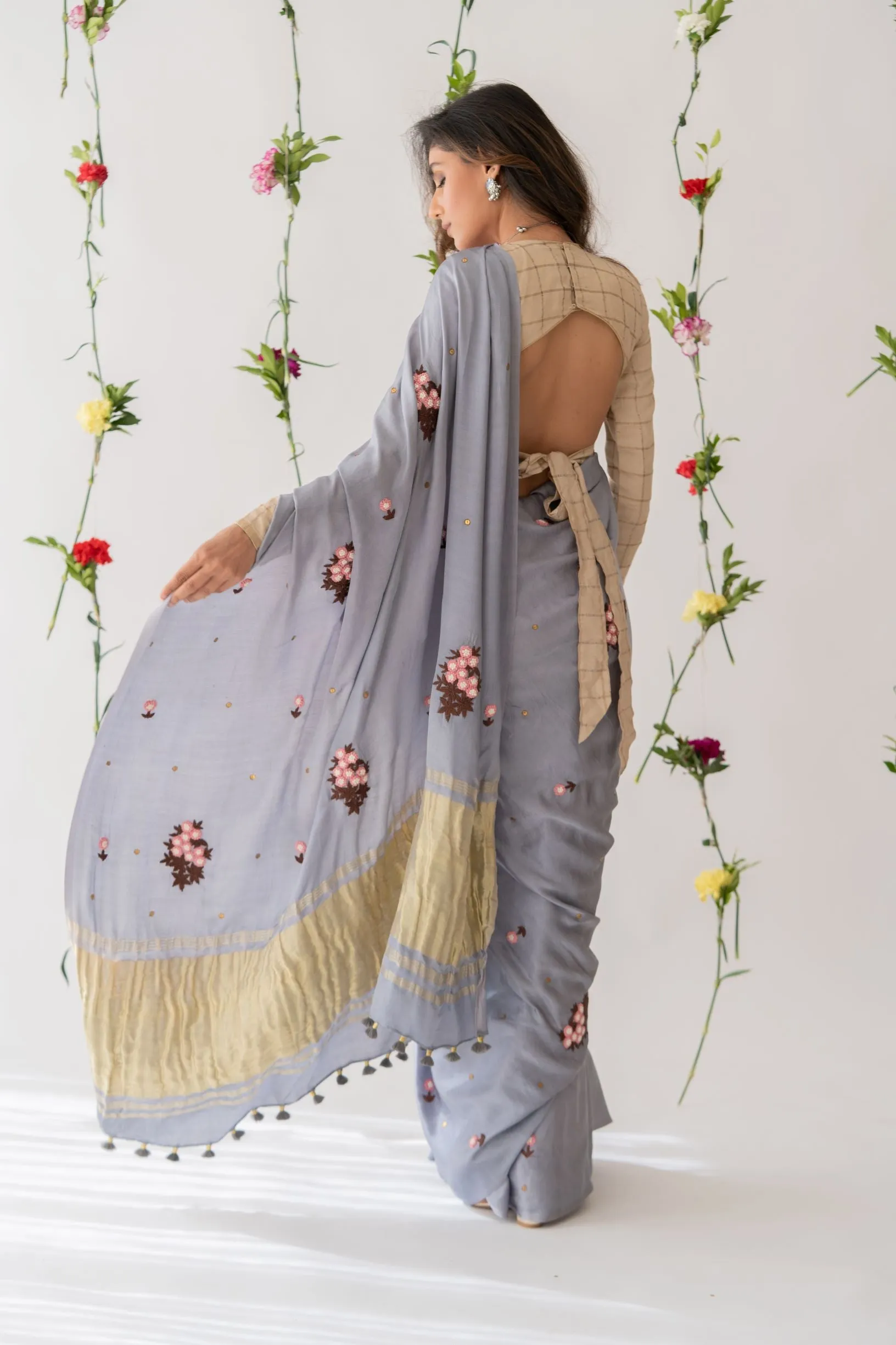 Manjari Gajji Silk Saree