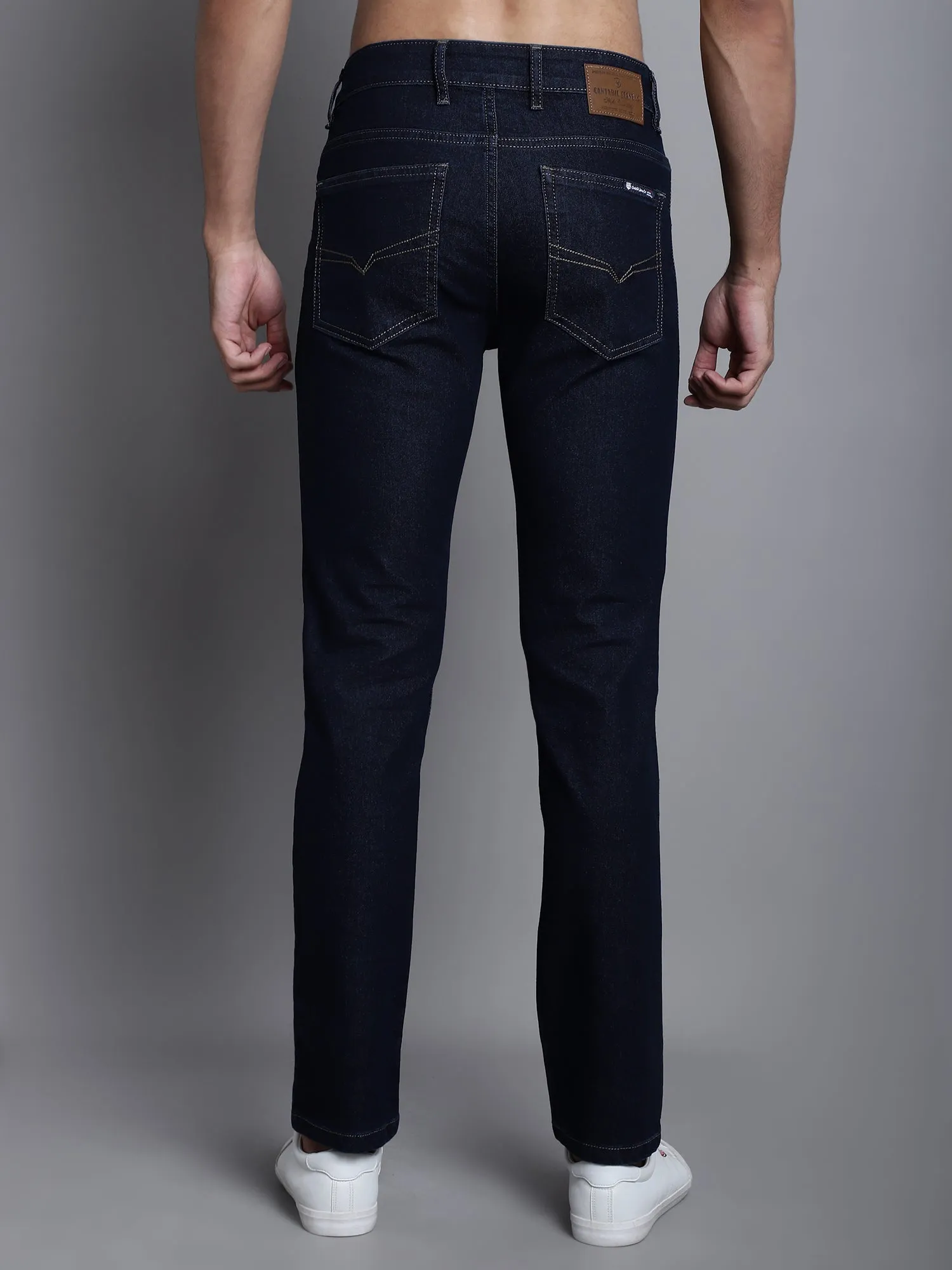 Men's Ultra Narrow fit No Fade Indigo Blue  Jeans