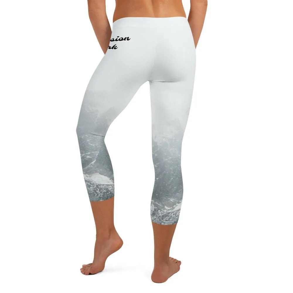 Mountain Mystery ~ Capri Leggings