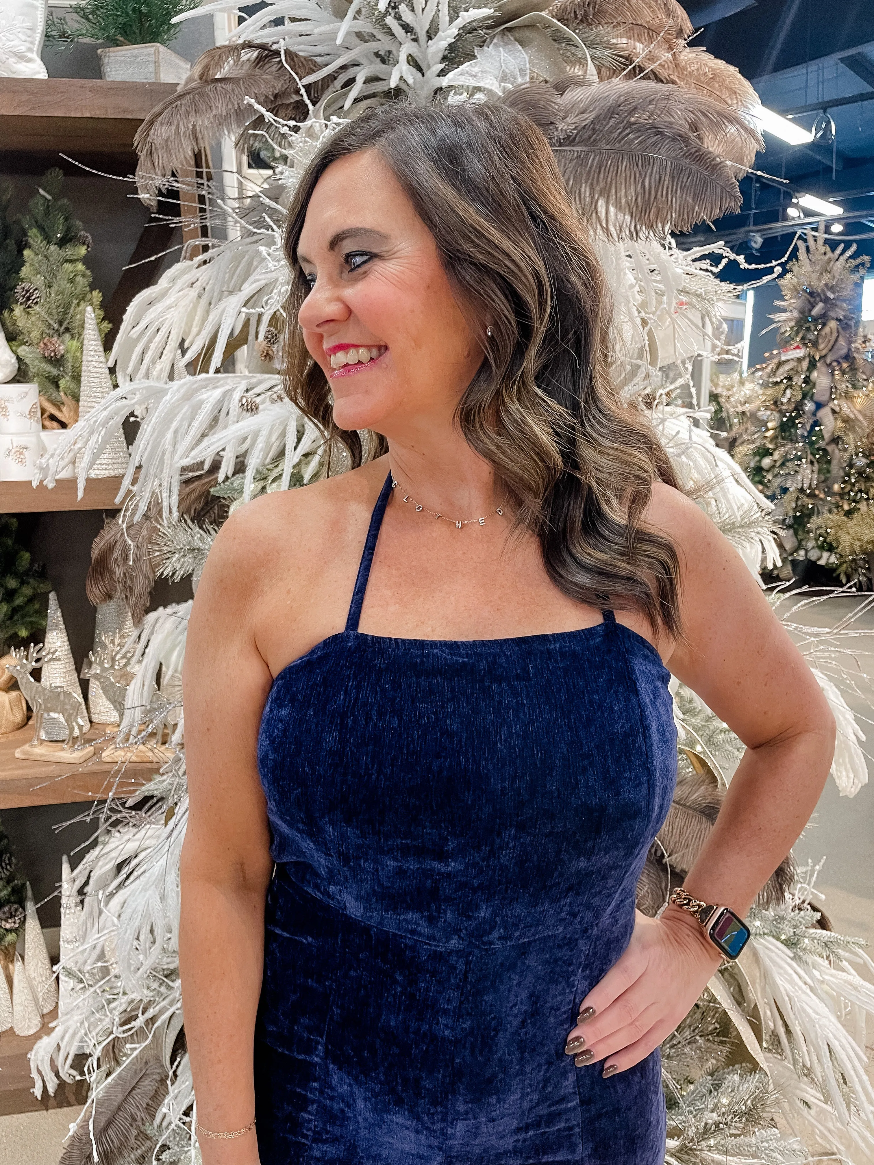 New Year New Navy Jumpsuit