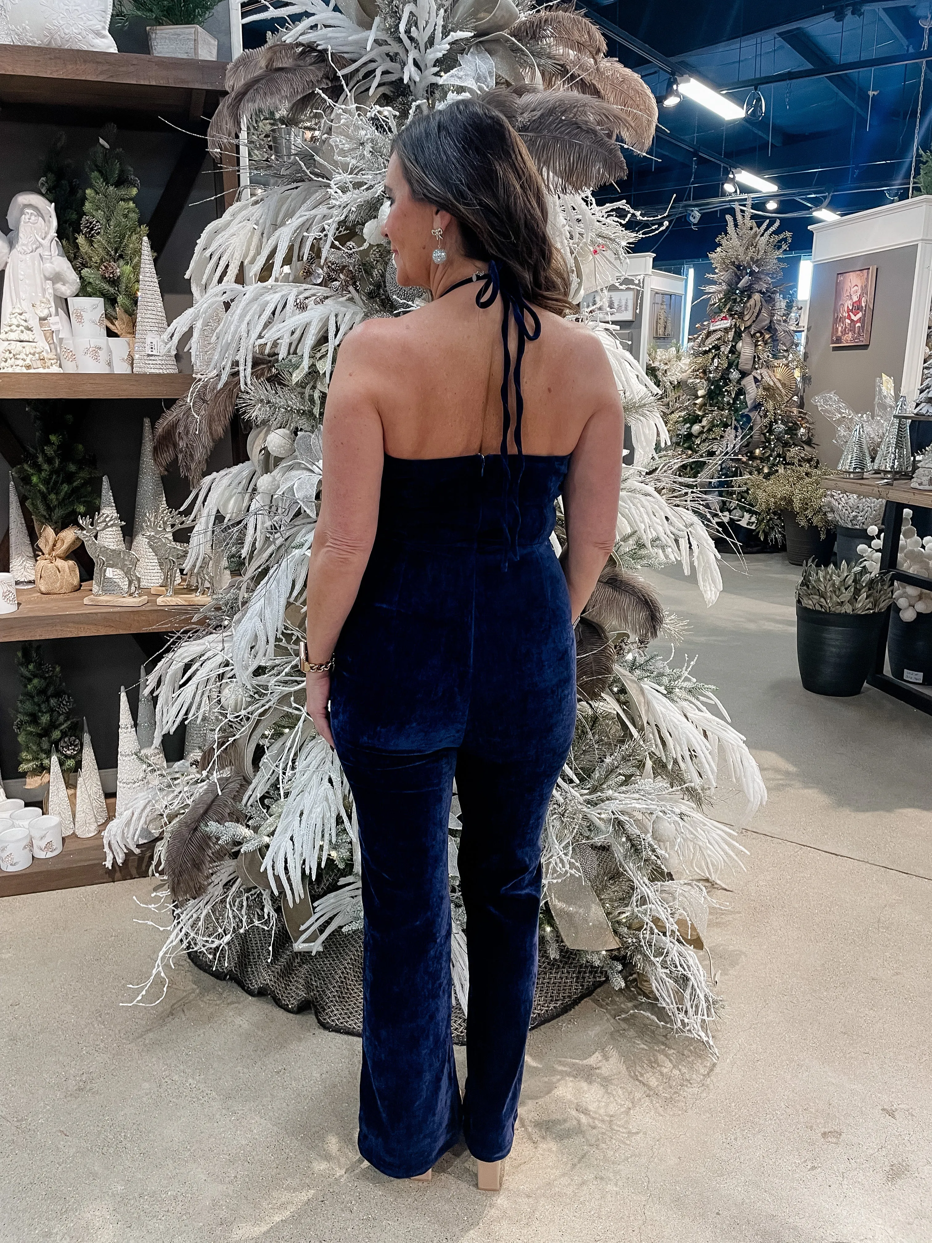 New Year New Navy Jumpsuit