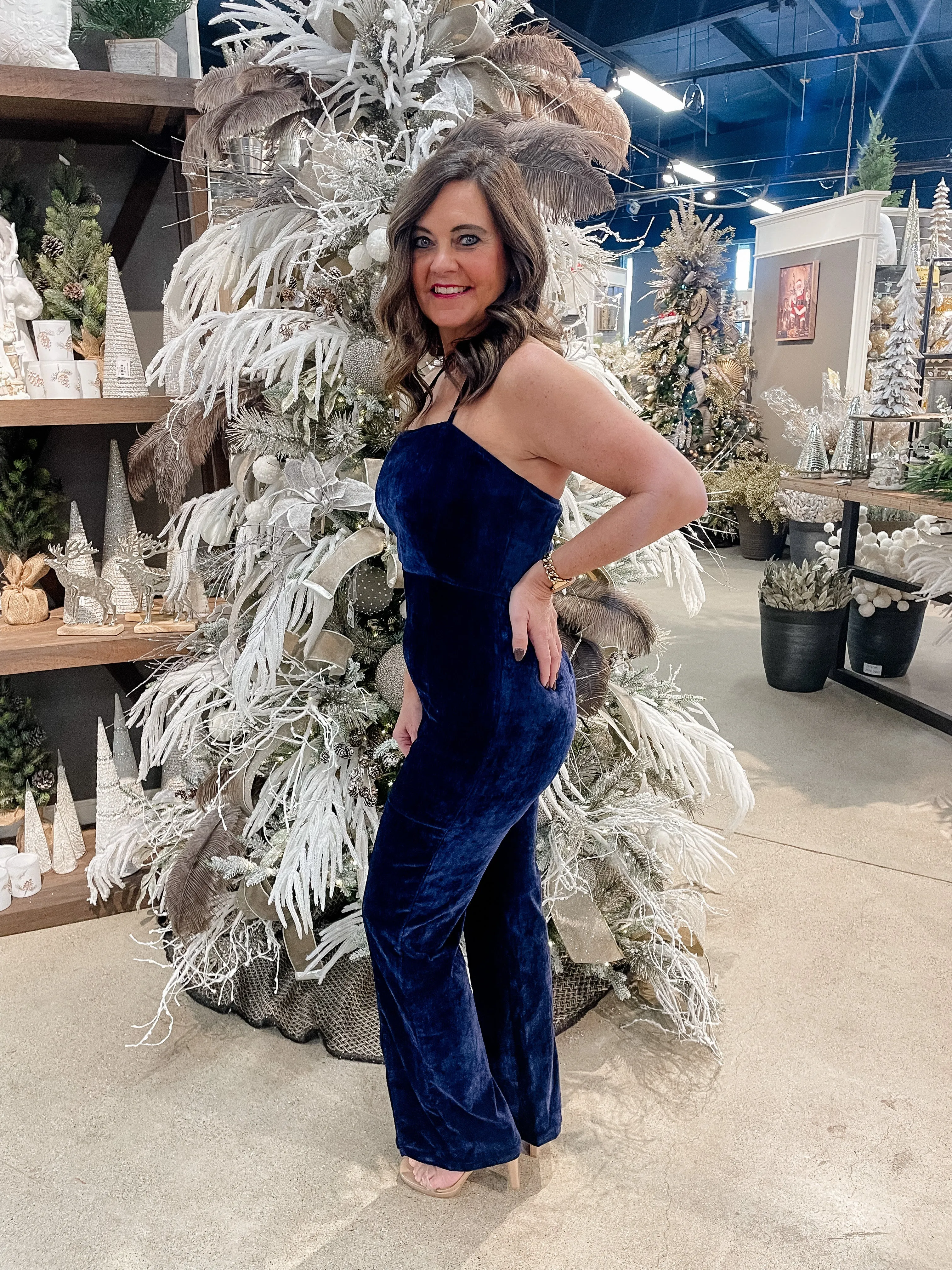 New Year New Navy Jumpsuit