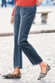 Next Mid Blue Panel Jeans