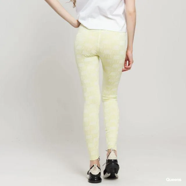 Nike Nsw Air Aop  Women Sportswear Tight Yellow And White