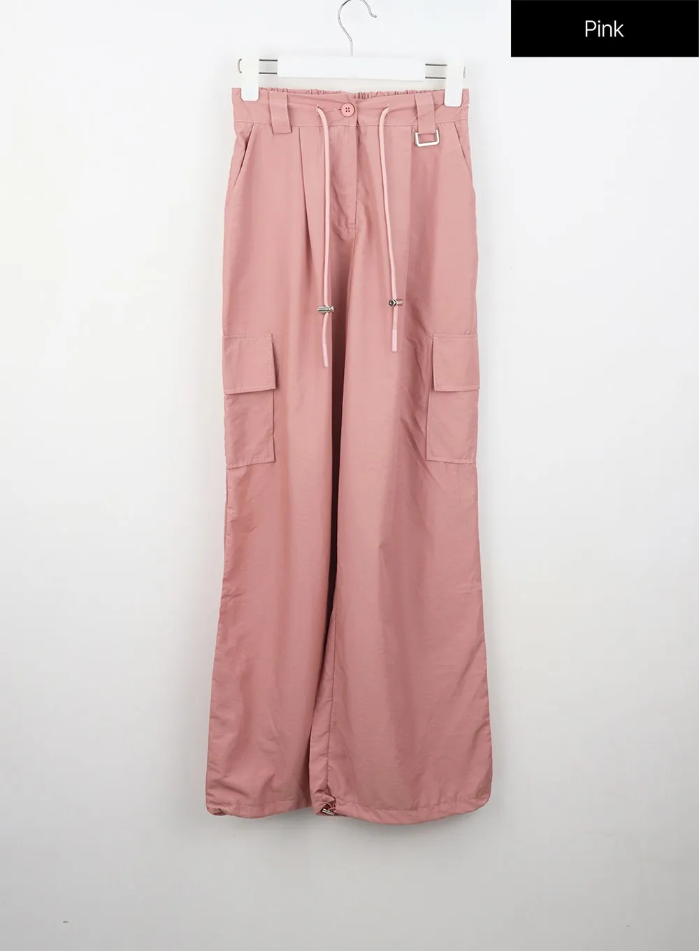 Nylon Baggy Cargo Pants OL305