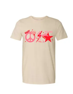 Pink Retro Cowgirl Graphic Tee
