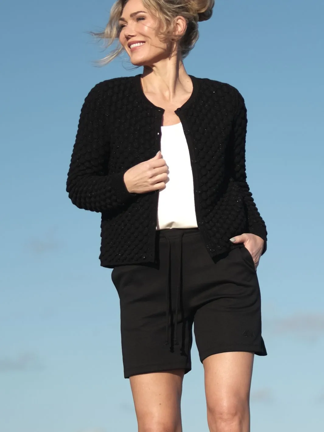 Relax Cotton shorts Black