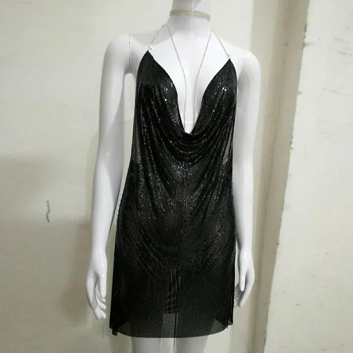 Sequin Princess Rave Mini Dress