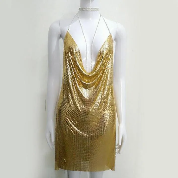 Sequin Princess Rave Mini Dress