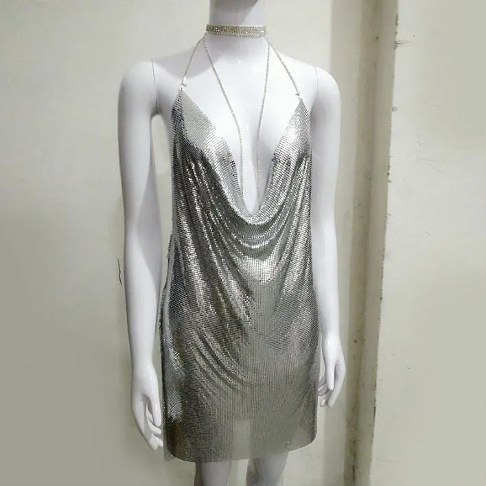 Sequin Princess Rave Mini Dress