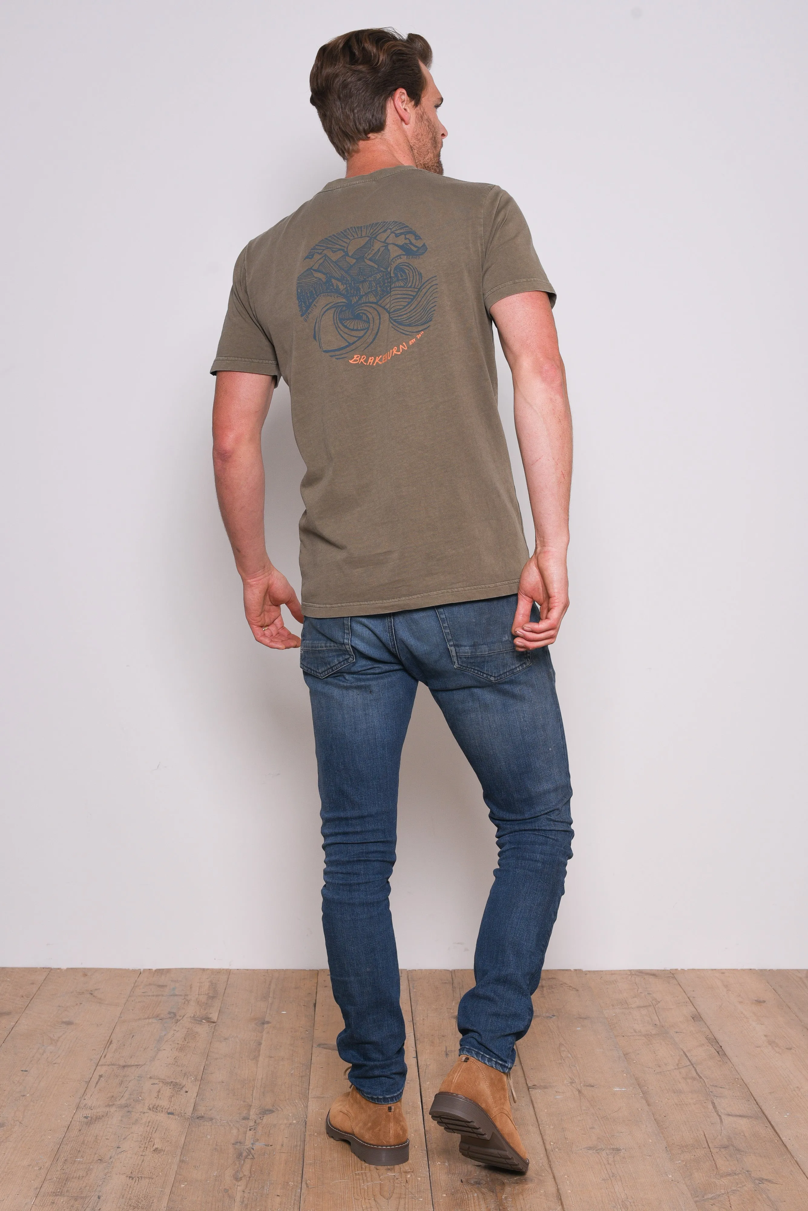 Stormy Sea Garment Dyed Tee