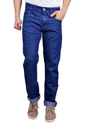 Studio Nexx Men's Denim Regular Fit Jeans (Dark Blue, Size - 32)
