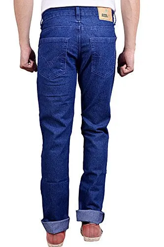 Studio Nexx Men's Denim Regular Fit Jeans (Dark Blue, Size - 32)