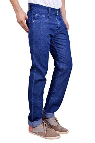 Studio Nexx Men's Denim Regular Fit Jeans (Dark Blue, Size - 32)
