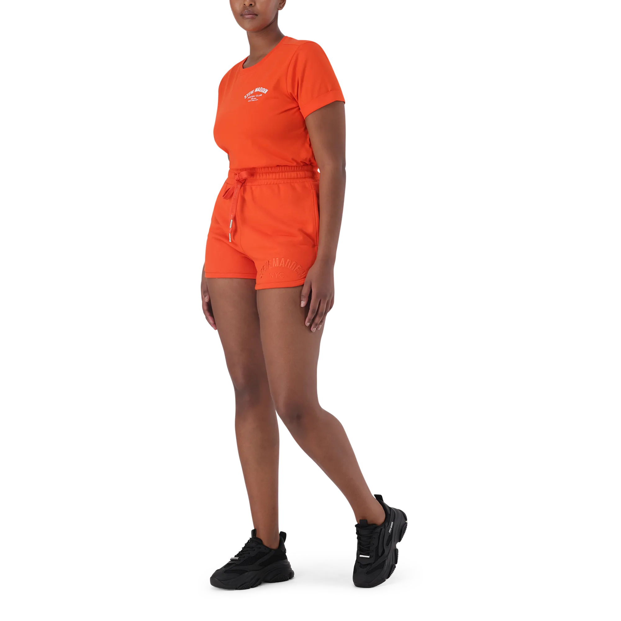 TAMSYN TANGERINE JOGGER SHORTS