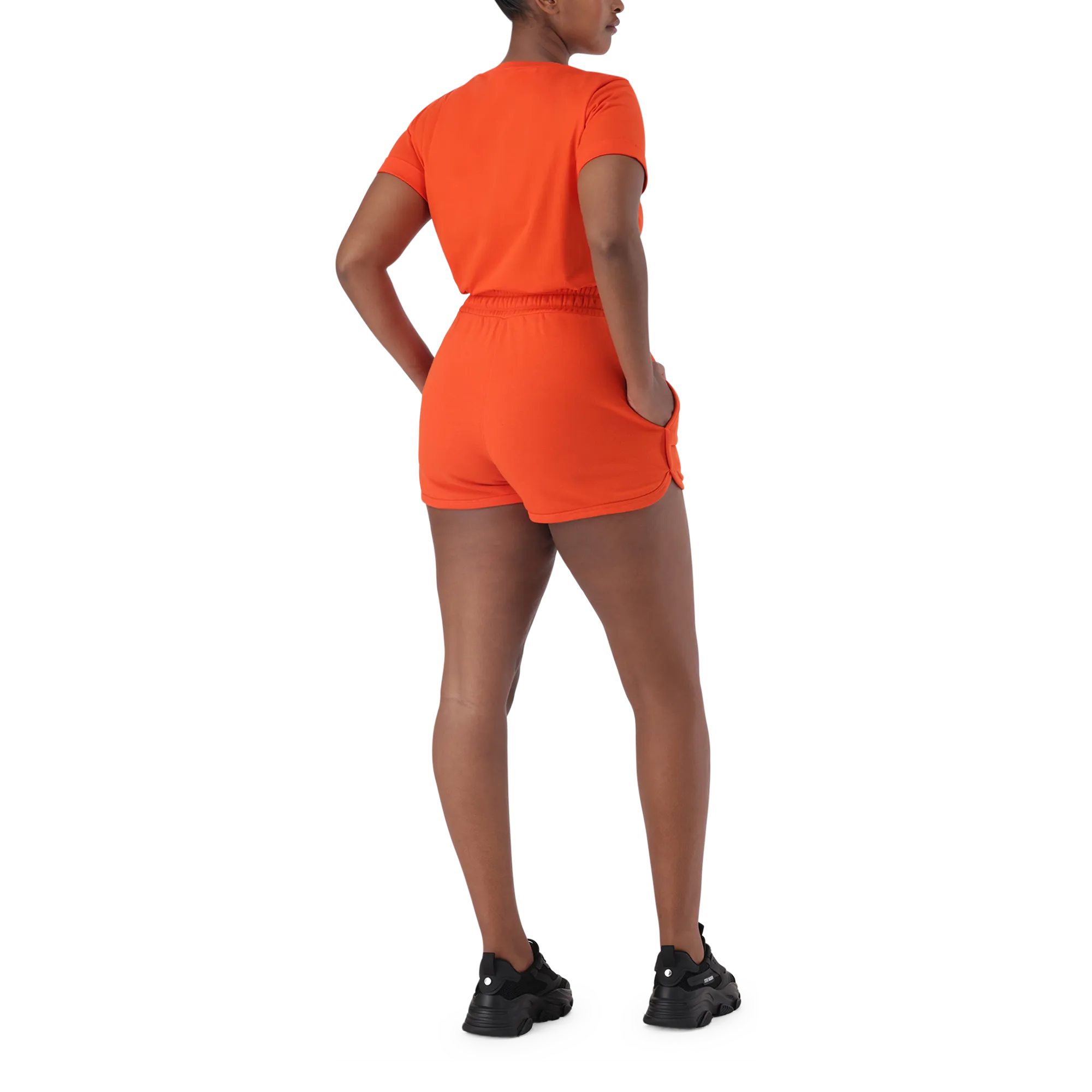 TAMSYN TANGERINE JOGGER SHORTS