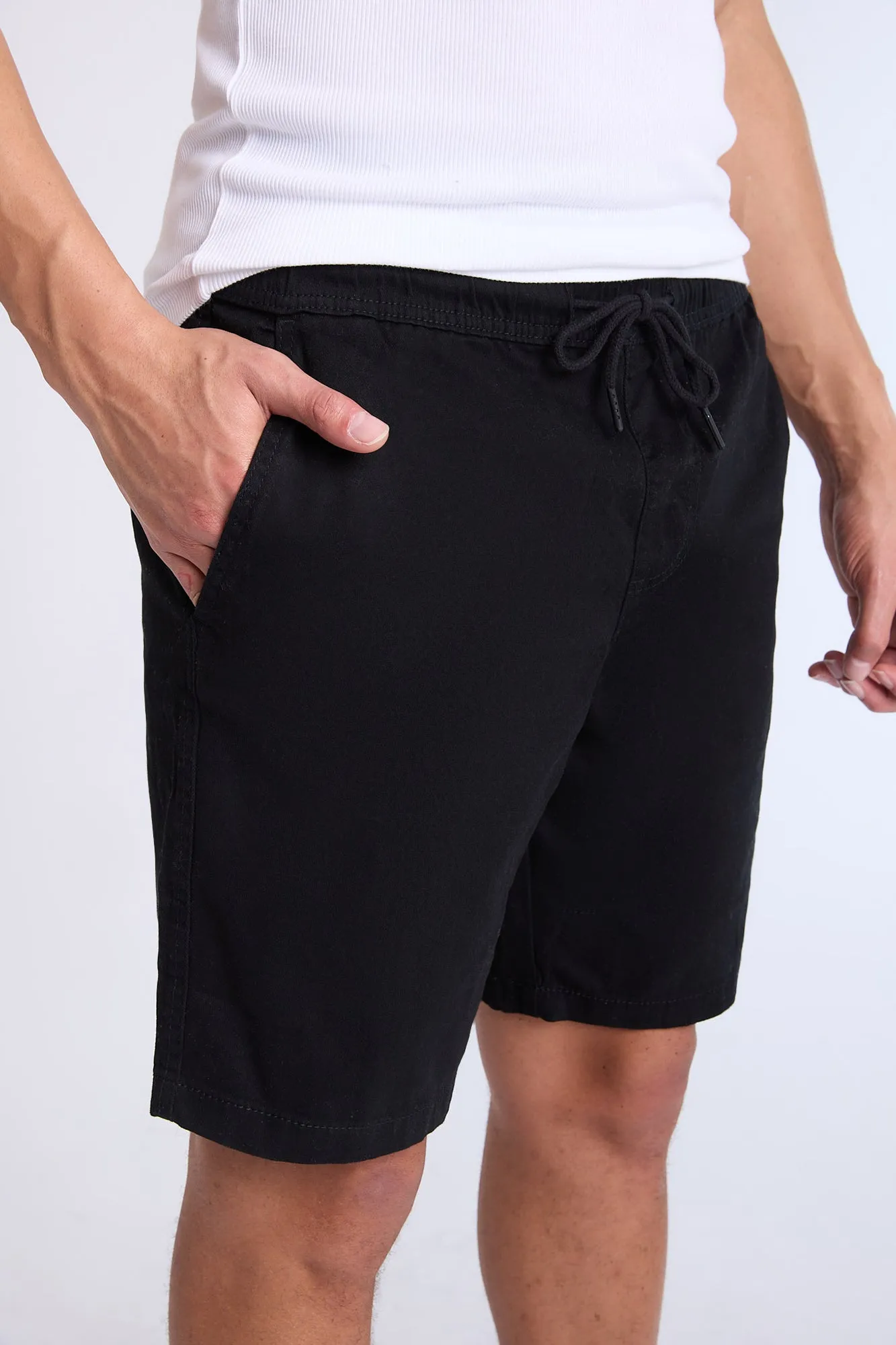 Twill 9" Jogger Shorts