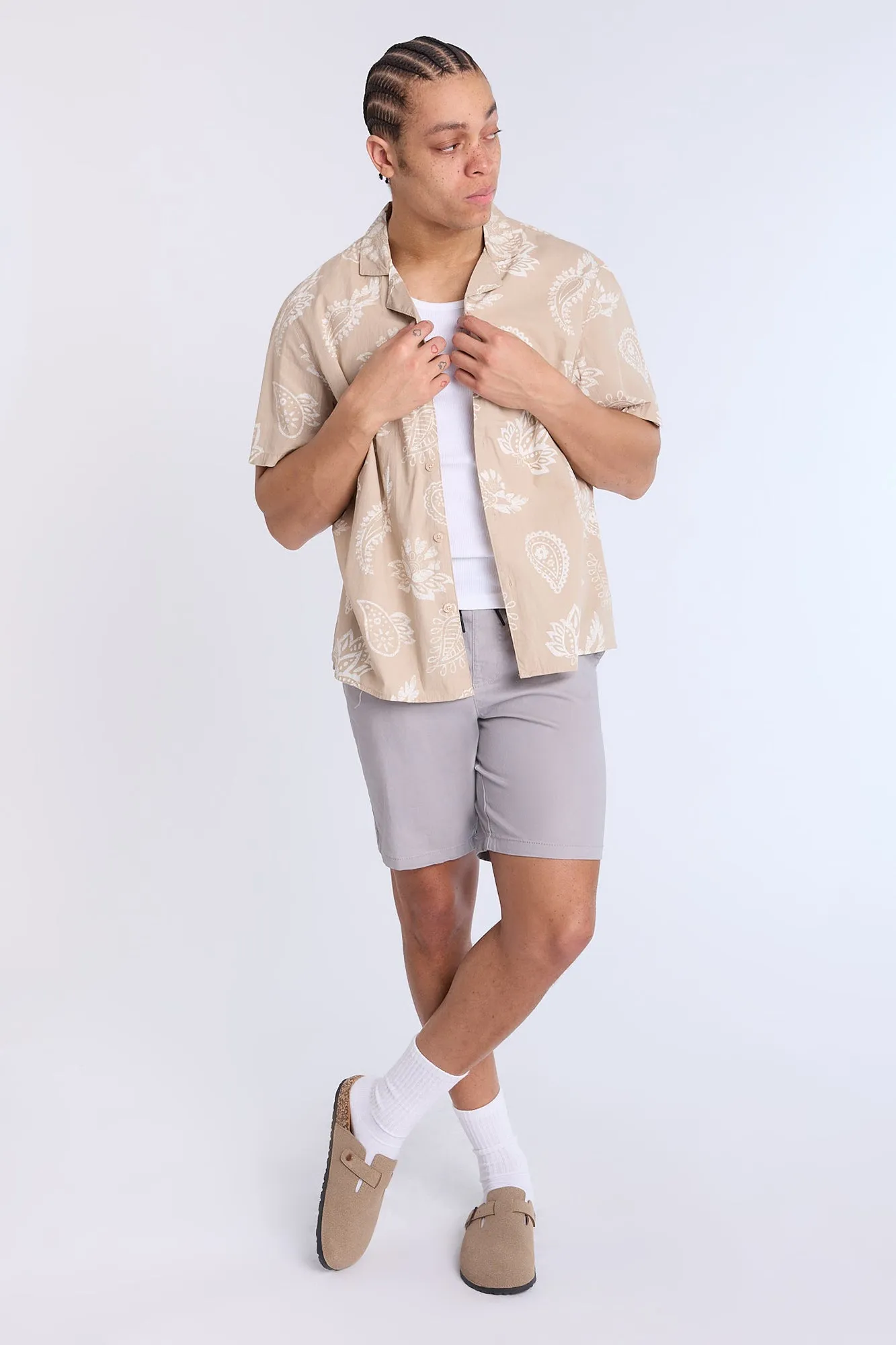 Twill 9" Jogger Shorts