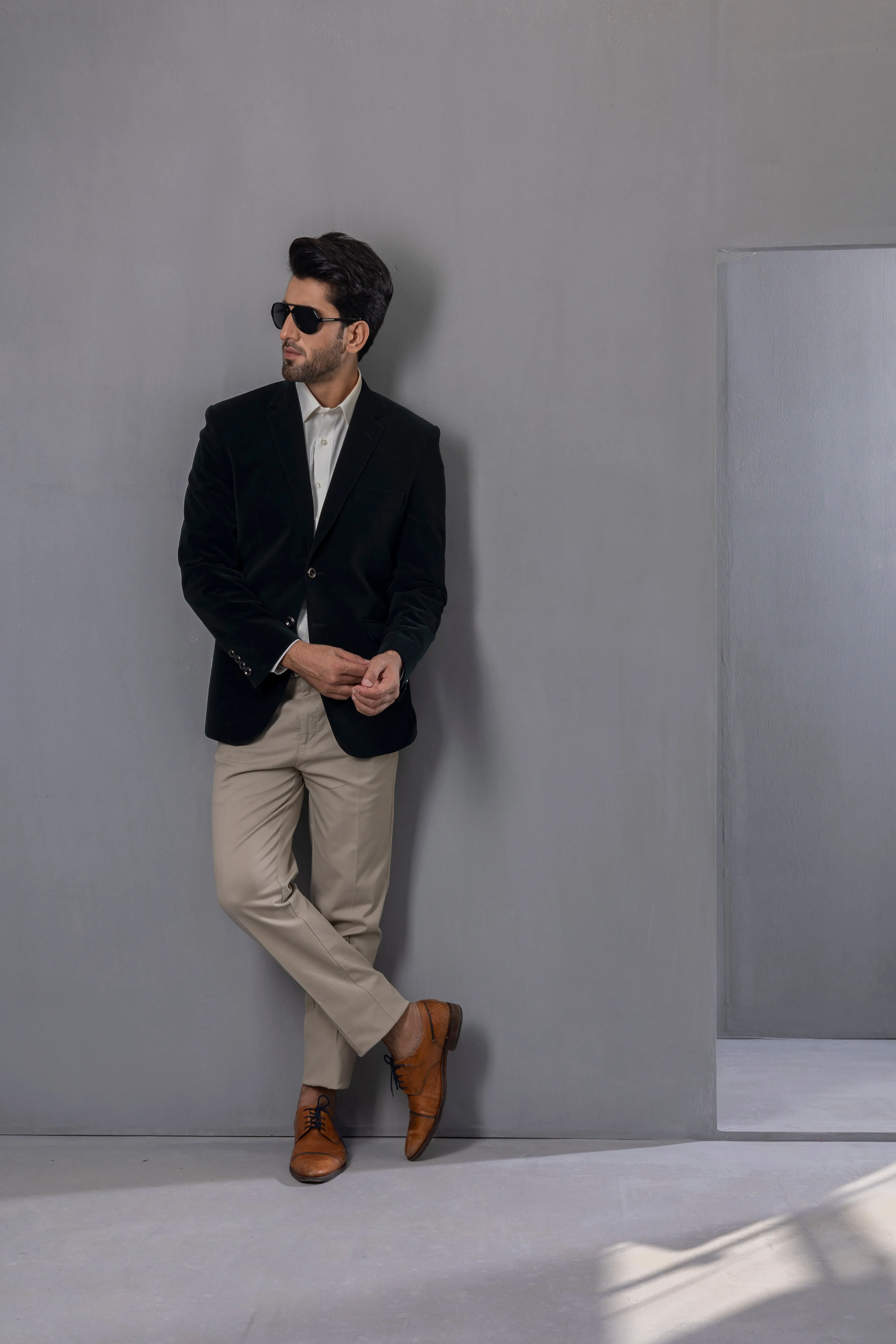 Velvet corduroy - Green vcord-22