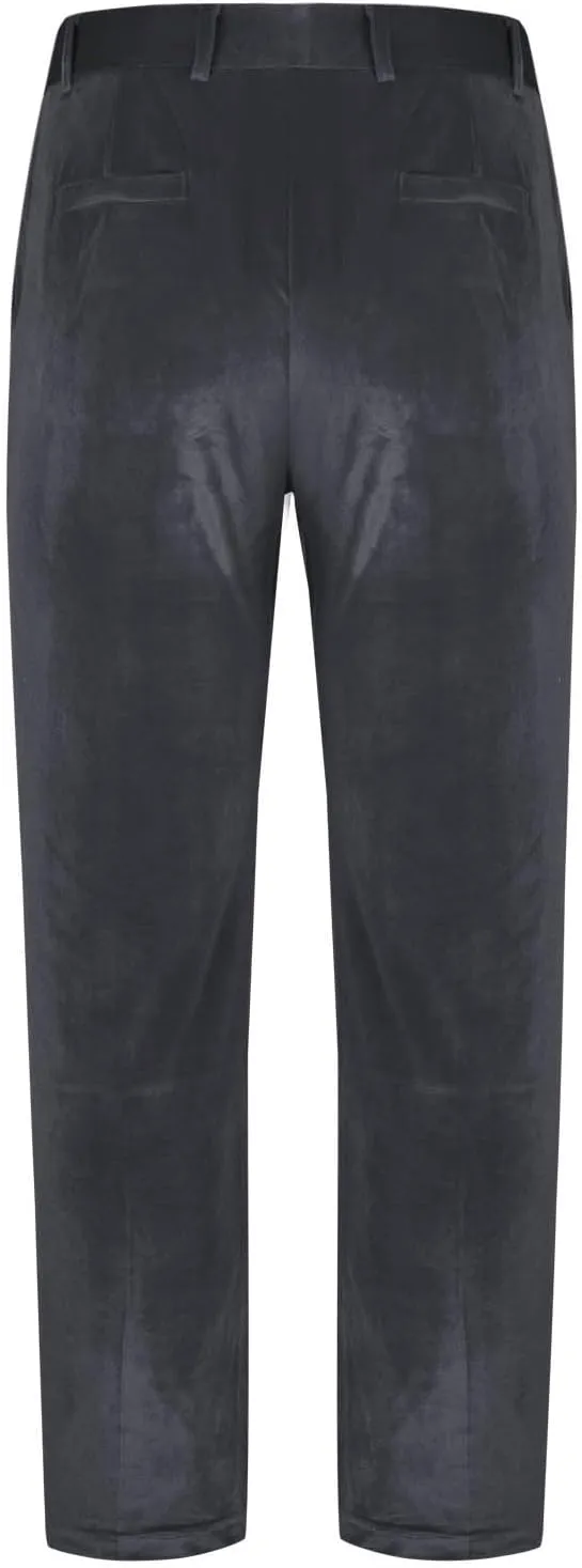 Velvet Slim Fit Pants Men Stretchy Elegant Comfortable Party Stylish Formal Trousers Soft Evening Event