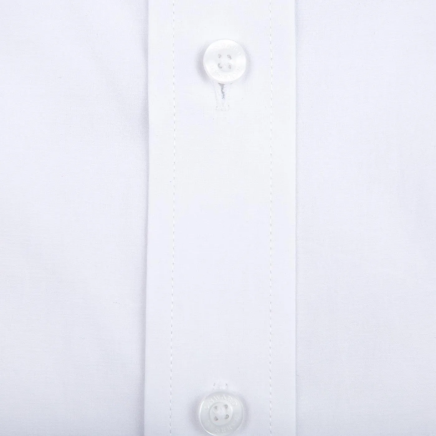 White Classic Fit Stretch Cotton Button Down