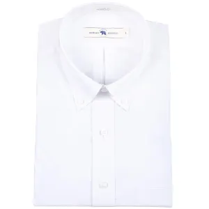 White Classic Fit Stretch Cotton Button Down