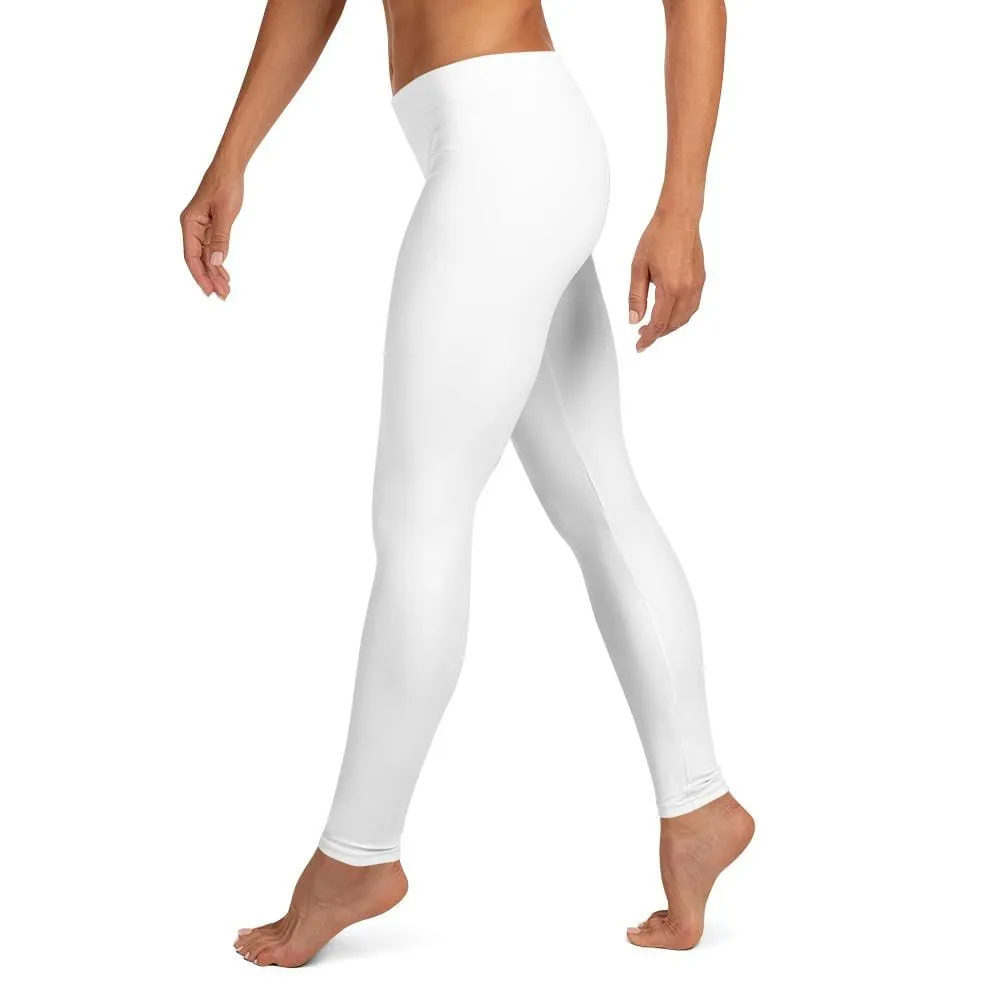 White SS Premium Standard ~ Full Guard Leggings