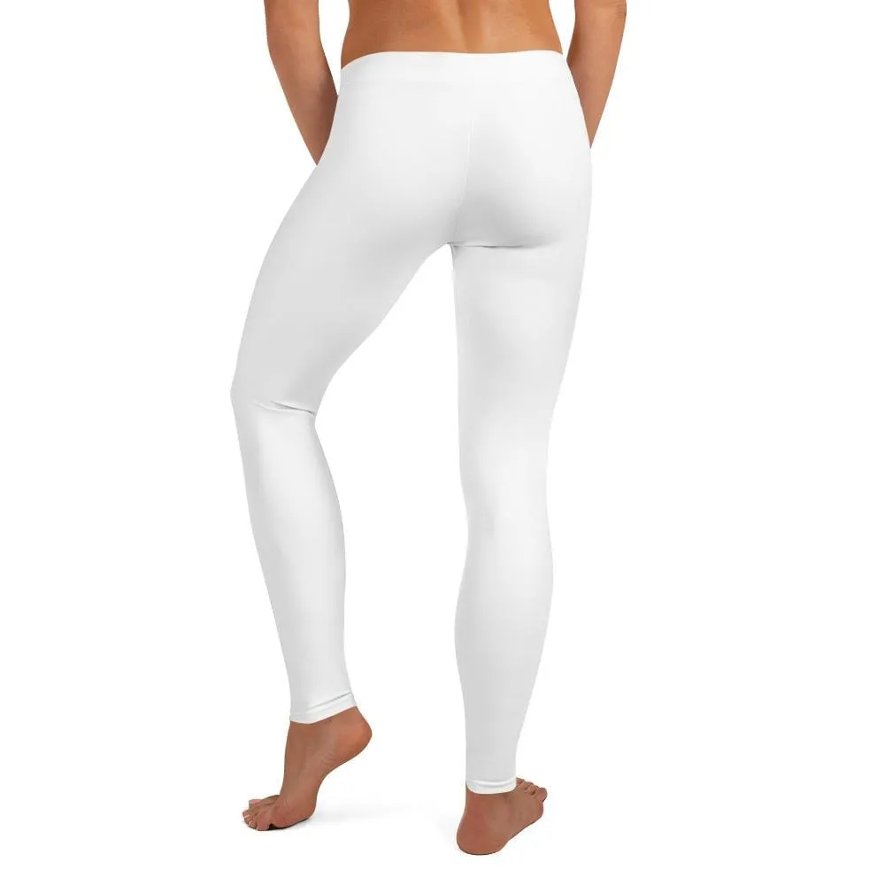 White SS Premium Standard ~ Full Guard Leggings