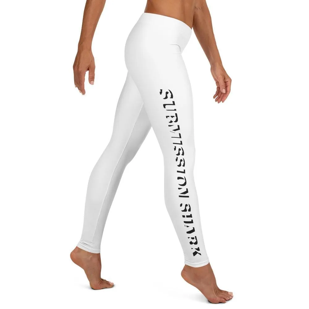 White SS Premium Standard ~ Full Guard Leggings