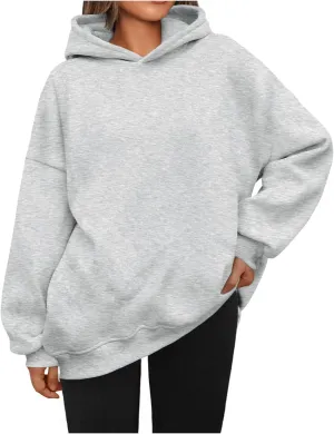 Women's Oversized Hoodies Fleece Sweatshirts Hooded Pullover Fashion Fall Clothes Trendy Outfits Winter Sweater
