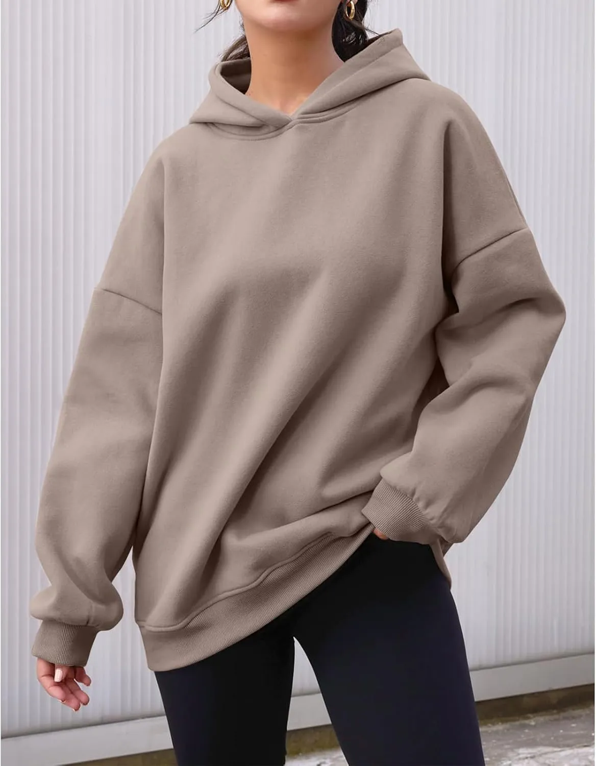 Women's Oversized Hoodies Fleece Sweatshirts Hooded Pullover Fashion Fall Clothes Trendy Outfits Winter Sweater