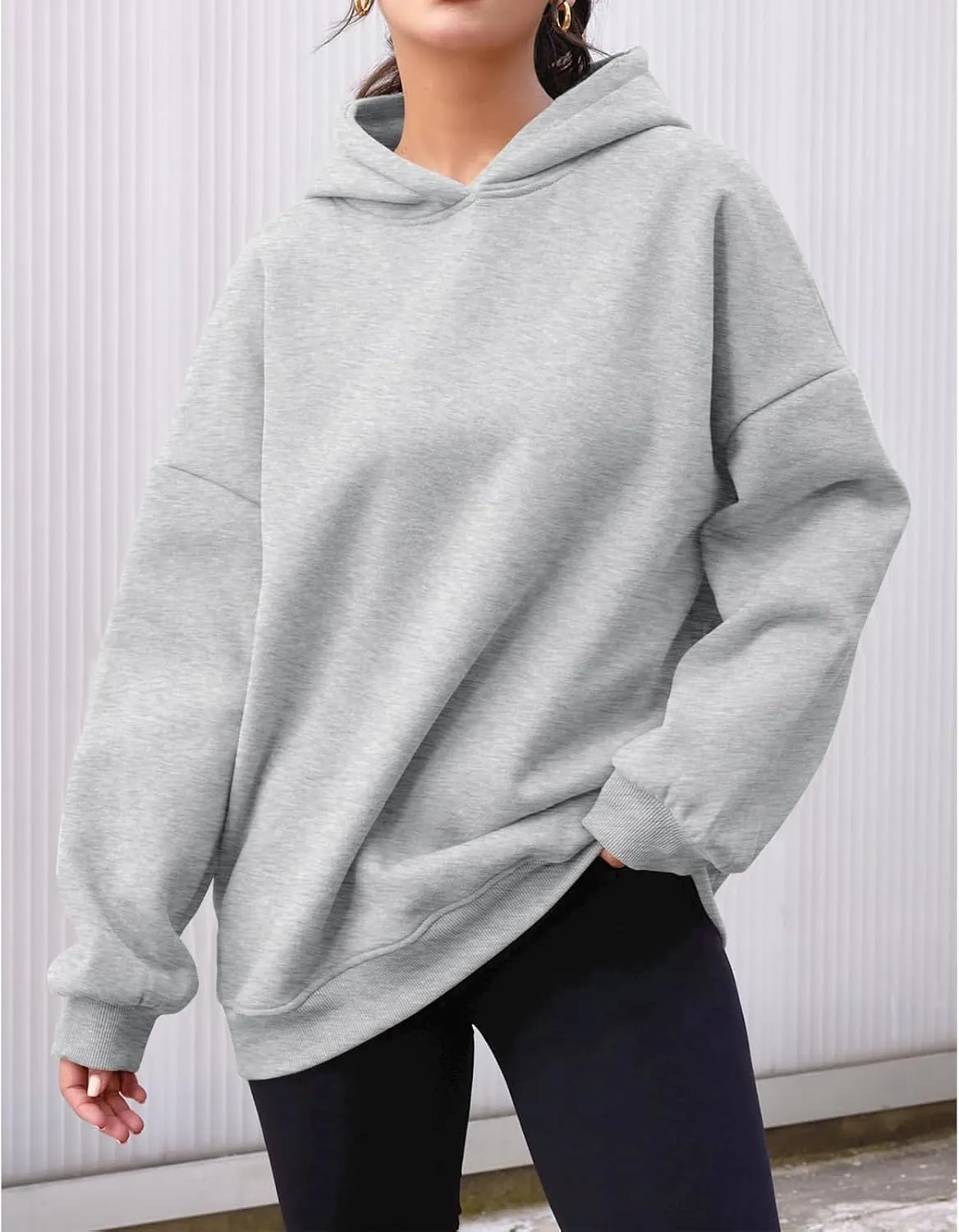 Women's Oversized Hoodies Fleece Sweatshirts Hooded Pullover Fashion Fall Clothes Trendy Outfits Winter Sweater