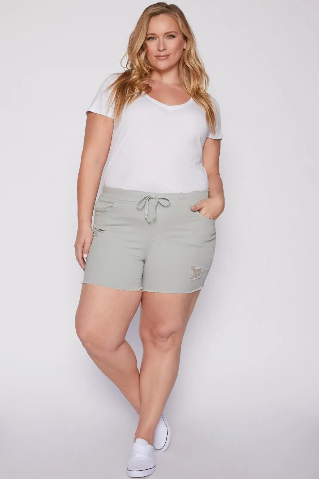 Women's Plus Size Jogger Shorts